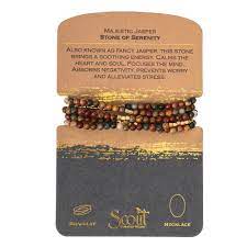Bracelet/Necklace - Stone Wrap
