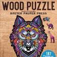 Puzzle - Wooden - Wolf