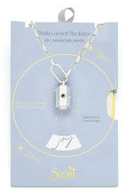Necklace - Locket - Stella - Joy/Dalmatian Jasper/Silver