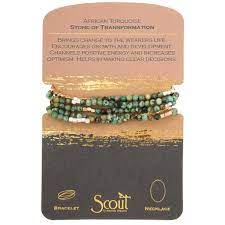 Bracelet/Necklace - Stone Wrap