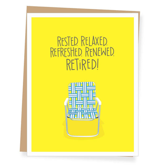 Card - Retirement - Lawn Chair