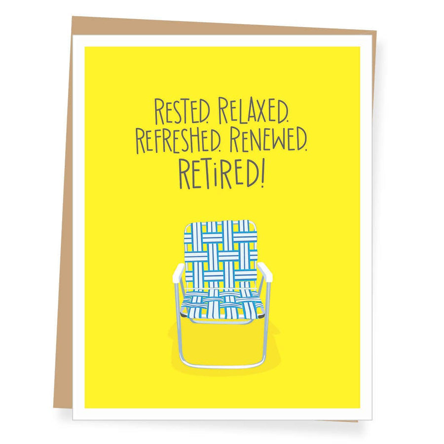 Card - Retirement - Lawn Chair