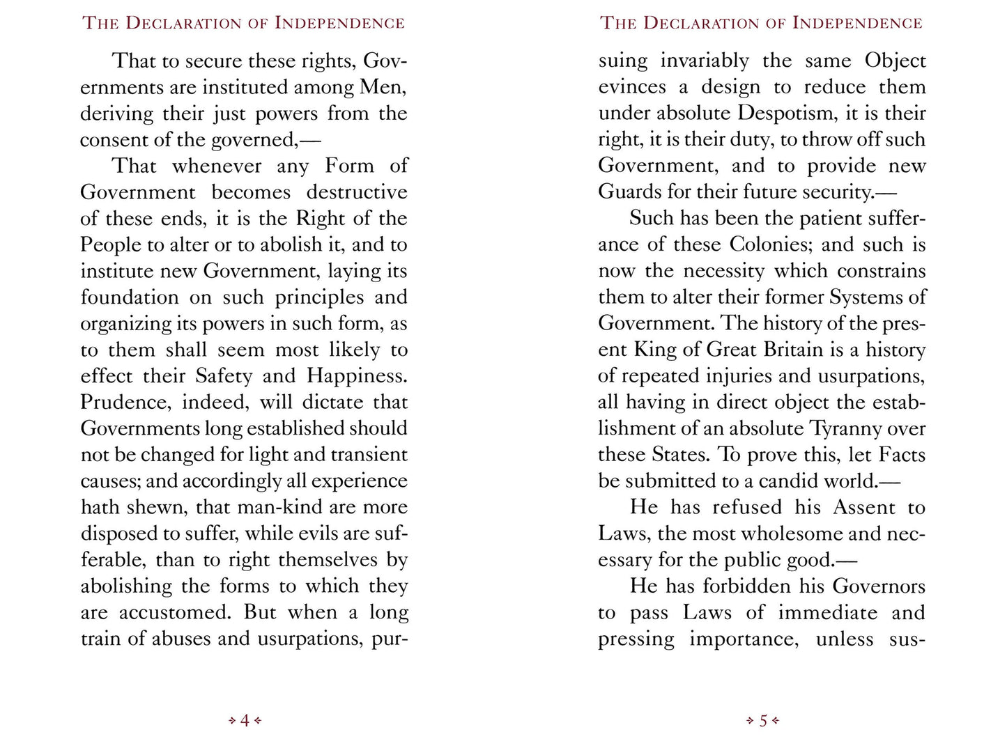 Book - The Declaration of Independence