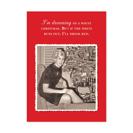 Dreaming Of White Holiday Card