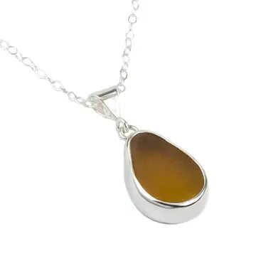 Pendant - Seaglass - Orange Pendant