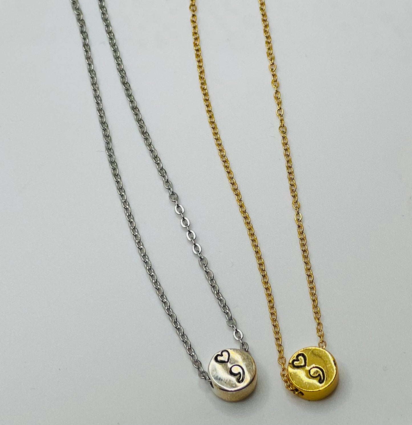 Necklace - Mental Health Awarenes - Semicolon