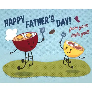 Greeting Card - Dad's Little Grill