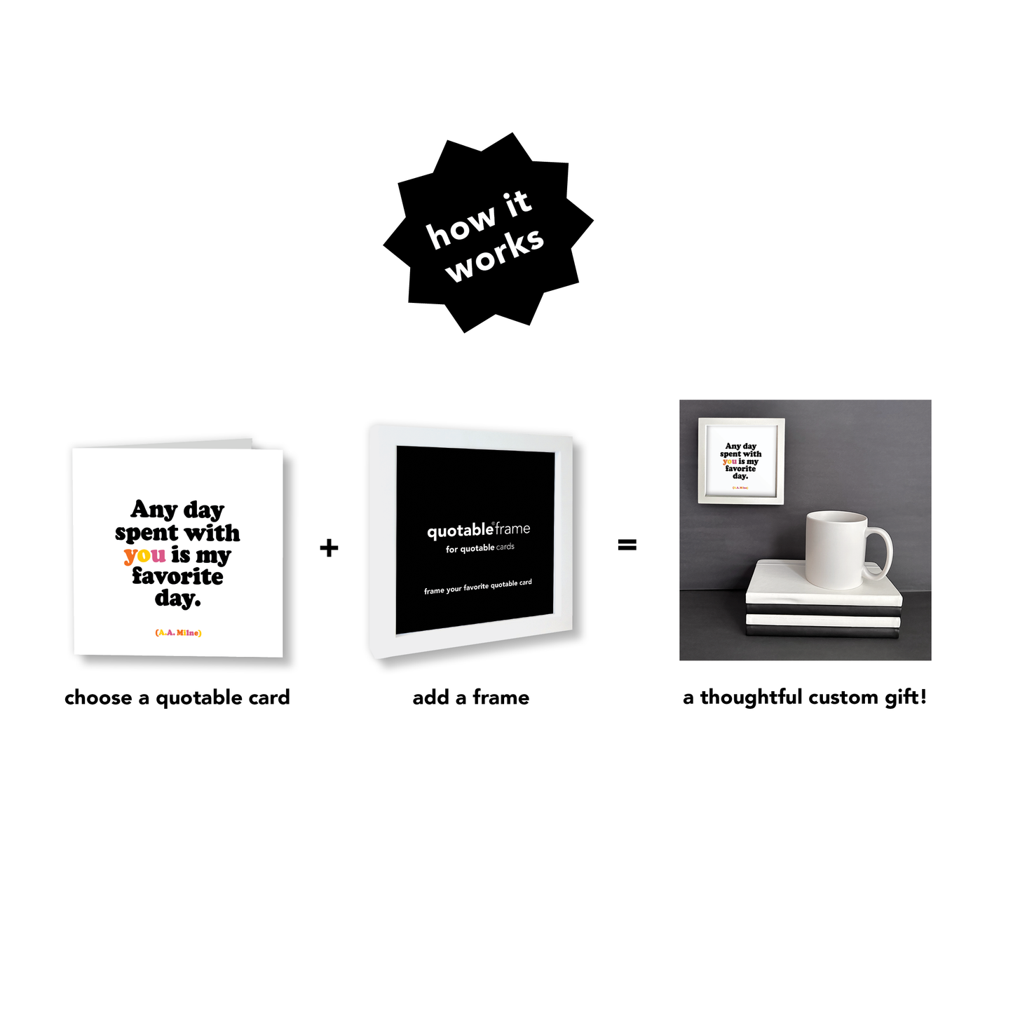 Frame - White Frame for Quotable Card