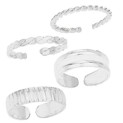 Toe Ring - Sparkletoes  Sterling Silver