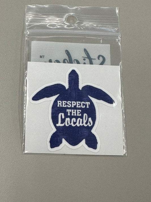 Sticker Sm - Respect the Locals