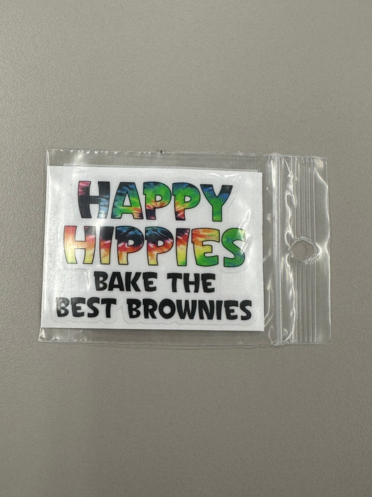 Sticker Sm - Happy Hippies