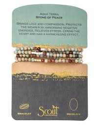 Bracelet/Necklace - Stone Wrap