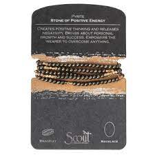 Bracelet/Necklace - Stone Wrap