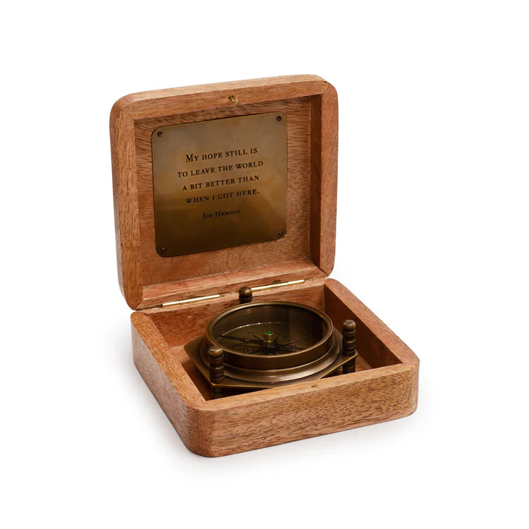 Compass - Wooden box - Jim Henson