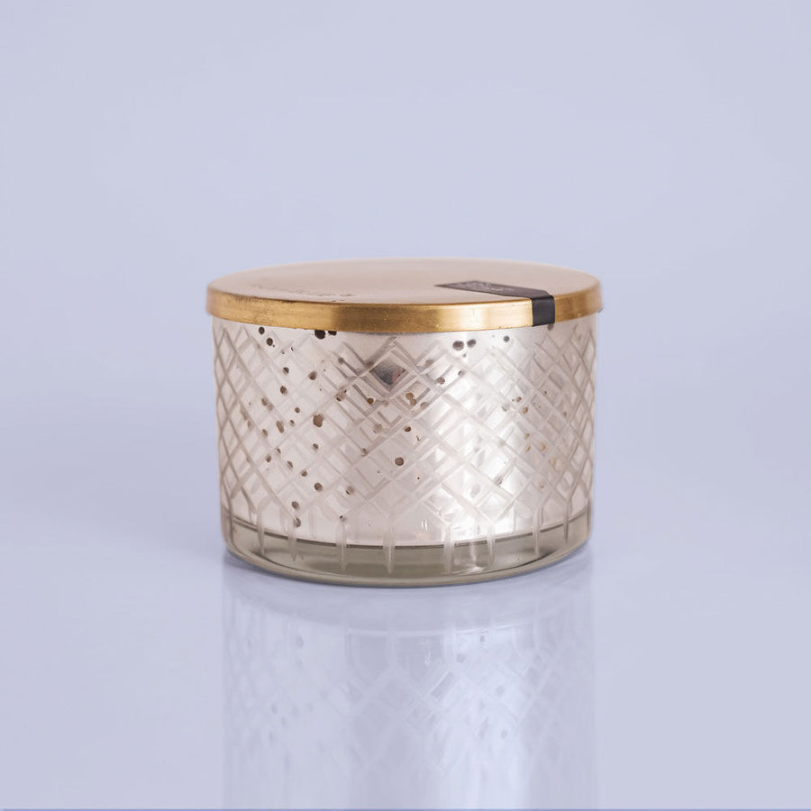 Candle - Mercury Glass - Volcano Scent - 15 oz.