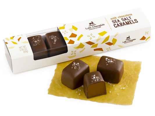Milk Chocolate Sea Salt Caramels - 7 pc.