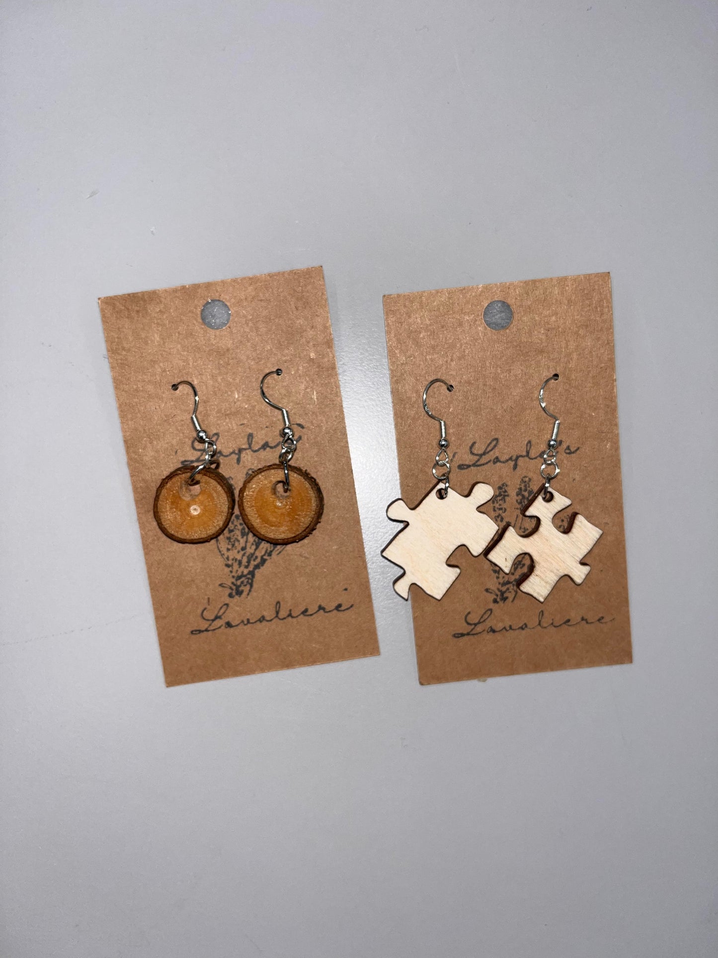 Earrings - Wooden Pieces