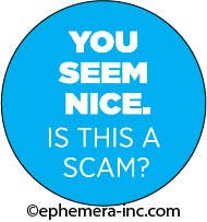 Pin - You seem nice. Is this a scam?